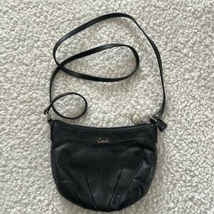 Coach - Black Leather Crossbody Bag (New Condition!)